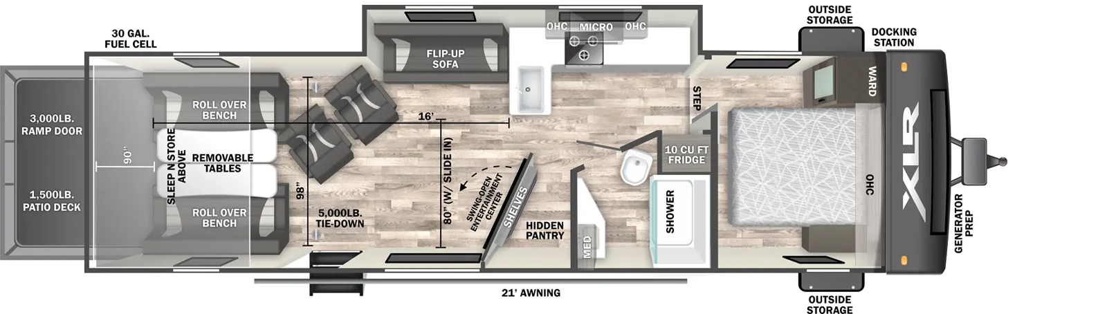 3016H Floorplan Image